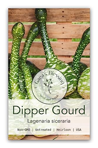 Gaea's Blessing Seeds - Bottle Gourd Seeds - Heirloom Non-GMO Seeds with Easy to Follow Planting Instructions